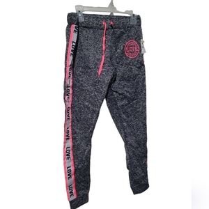 BOBBIE Brooks gray and pink sweatpants